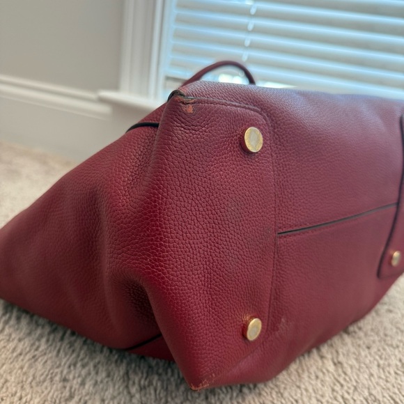 Michael Kors Red Leather Shoulder Bag - Picture 6 of 8